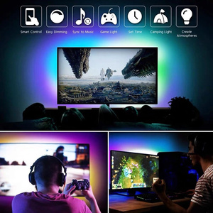 Décoration de noël fond APP contrôle rvb rétro-éclairage USB LED bandes lumineuses intelligentes pour TV rétro-éclairé jeu d'écran d'ordinateur - Product Image 5