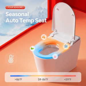 Toilette Intelligente Moderne avec Chauffage de Siège, Capteur de Pied, Chasse d'Eau Avancée et Réservoir Siphonique Intelligent - Product Image 4
