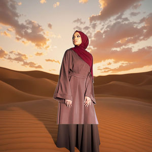 Dhoti alla Moda per Bambini, Abito Lungo Antirughe, Abbigliamento Islamico Femminile di Origine Guangdong, Taglia XXL - Product Image 1