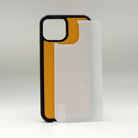 Coque de téléphone en verre à sublimation 2D pour Iphone15/15 PLUS/15 PRO MAX Coque de téléphone en verre trempé avec charge de batterie