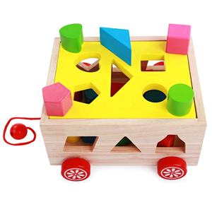 Jouets en bois colorés pour enfants, puzzle <span class=keywords><strong>Montessori</strong></span>, apprentissage éducatif, développement des doigts, cadeau - Product Image 1