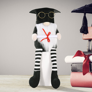 Nouvelle Poupée Décorative Transfrontalière à Suspendre, Modèle Rudolph Sans Visage, avec Chapeau de Remise de Diplôme et Lunettes, pour Étudiants Baccalauréats - Product Image 6