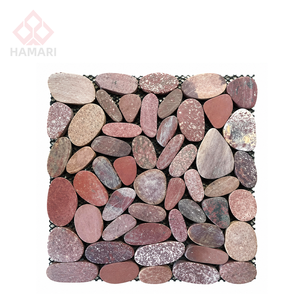 Gạch mosaic sỏi 305x305x8mm dùng trang trí nhà bếp, phòng tắm, sân vườn, hiên nhà