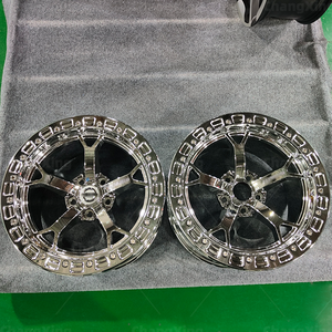 Nhôm tùy chỉnh giả mạo bánh xe 17x10j ET20 pcd5x114.3 cb66.1 năm nói Nismo V1 beadlock Chrome bánh xe 5x114.3 cho Nissan 370Z - Product Image 4