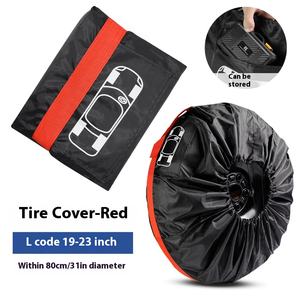 Cubierta de neumático de tafetán de poliéster 190T, bolsa de almacenamiento de rueda de repuesto <span class=keywords><strong>para</strong></span> coche transfronterizo, Protector de cubierta de Neumático de <span class=keywords><strong>nieve</strong></span> - Product Image 3