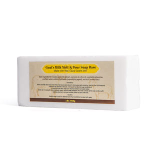 <span class=keywords><strong>Base</strong></span> de jabón de glicerina de leche de cabra personalizada al por mayor <span class=keywords><strong>para</strong></span> 2lb o 1kg - Product Image 1