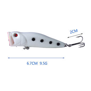 कारखाने की कीमत सस्ती चमकदार मछली पकड़ने से निपटने के लिए 5 pcs/सेट - Product Image 3