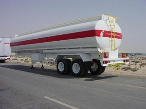 Semirremolque Cisterna de Aluminio de 40000L, 3 Ejes, Ligero, para Transporte de Combustible - Product Image 1