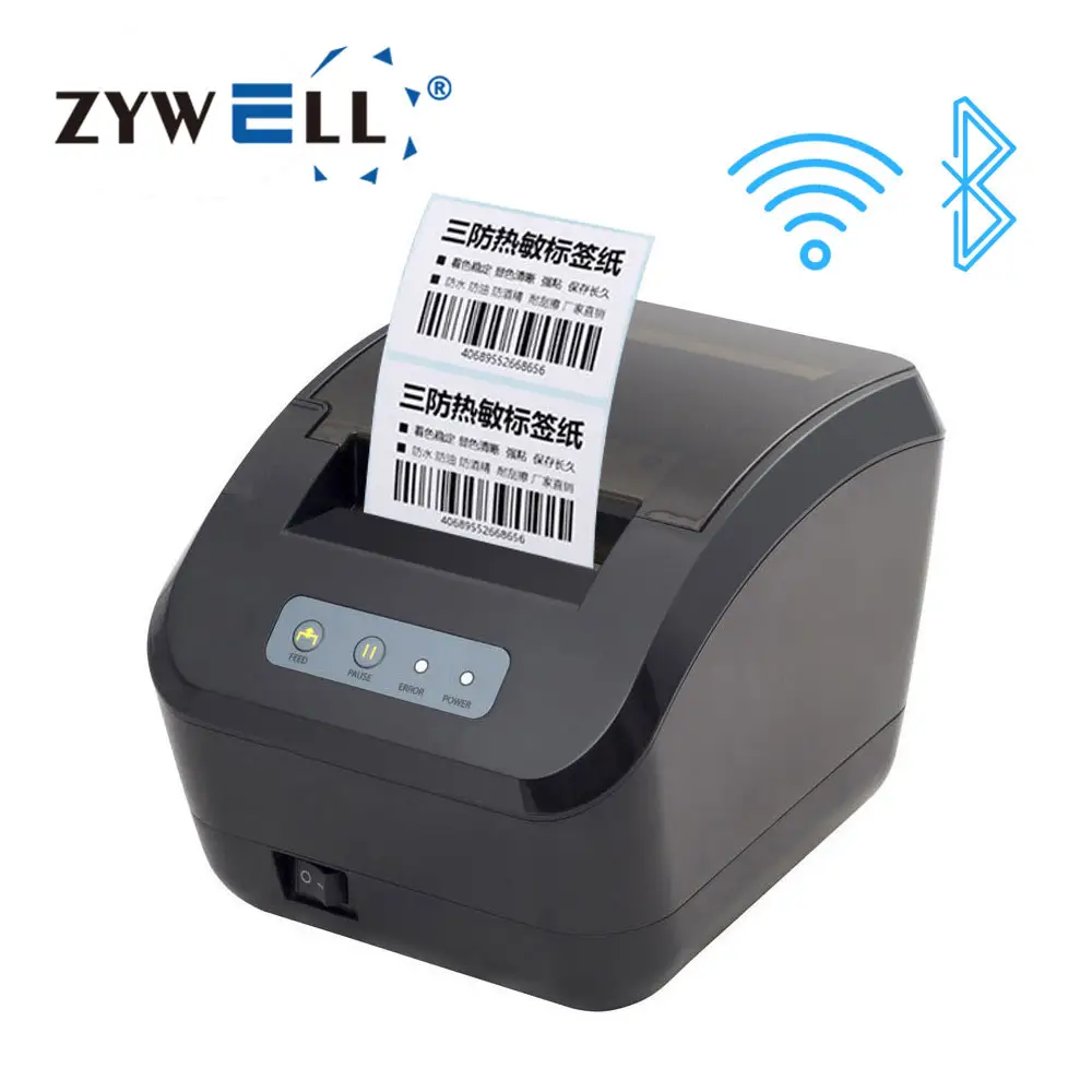 Liên hệ với không dây Wifi 3inch máy in nhãn nhỏ inkless mã vạch nhiệt Sticker máy in