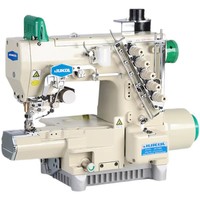 Machine à coudre industrielle à cylindre Jk-720 avec coupe-fil automatique pour la couture de manchettes de sous-vêtements