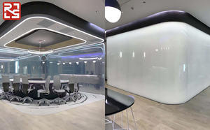 RS <span class=keywords><strong>umu</strong></span> pdlc ฟิล์มตกแต่งเฟอร์นิเจอร์สมัยใหม่สีขาวเปลี่ยนความเป็นส่วนตัวปรับขนาดได้สำหรับกระจก - Product Image 3