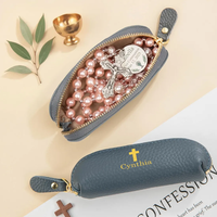 Monedero Portátil de Cuero PU RR, Mini Monedero de Cuero, Bolsa para Monedas, Porta Joyas, Porta Dinero, Estuche para Efectivo, Monedero para Mujer