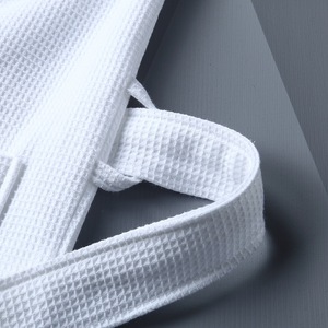 Super Soft Fluffy Terry Towelling Bathrobe for Spa Terry Hotel Bath <strong>Robe</strong> with Custom Logo <strong>Waffle</strong> Bathrobe - Product Image 4