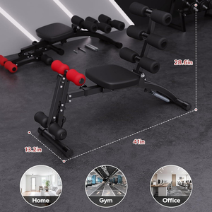 CZFIT Factory Best Seller Multi-Functional Adjustable Sit up <b>Ab</b> Trainer <b>Ab</b> Workout <b>Bench</b> Exercise Chair for Home Gym Unisex - Product Image 2