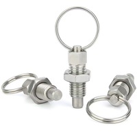 OEM Manufacturer-Customized 304 Stainless Steel Ring Pull Quick Release Pin, Heavy Duty Latch Bolt Fastener for Machinery