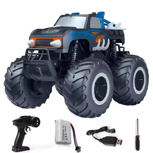 Voiture RC amphibie 4x4, véhicule tout-terrain imperméable, jouet télécommandé pour enfants - Product Image 1