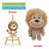 Fabricant de jouets en peluche personnalisés à faible MOQ, jouets en peluche personnalisés, personnages Llama et âne, poupées en peluche douces en tissu de coton doré