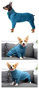 Dog Jumpsuits 4 Legs Dog Onesies T-Shirt Stylish Puppy Costume Large Medium Small Dogs Coat