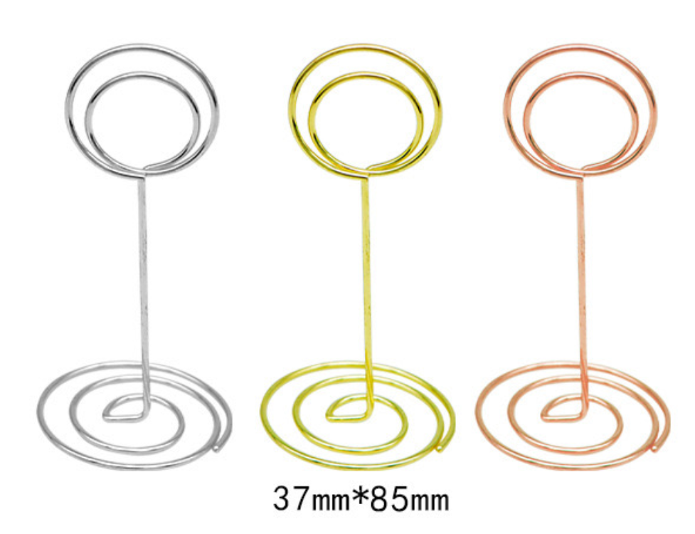 8.5cm H Rond Rose Or