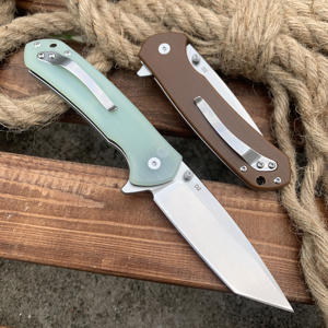 GT-T0033 nuovo coltello da caccia D2 lama G10 manico coltello pieghevole campeggio coltello portatile Tunafire - Product Image 5