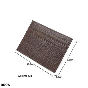 PU Leather Card <b>Holder</b> Ultra Slim Minimalist Credit Card Case Symmetrical Multi Slot Vegan Leather <b>Wallet</b> Wholesale Bulk - Product Image 3