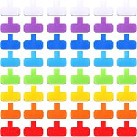 Étiquettes à écrire en nylon auto-adhésives écologiques Solutions industrielles à code couleur pour fils et câbles Boucle à crochet multi-scènes