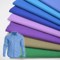 Tissu en popeline de polycoton TC respirant et doux, facile d'entretien, fourni par l'usine pour chemises habillées et décontractées