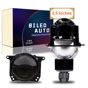 เลนส์โปรเจคเตอร์แบบ Bi-led ขนาด 2.5 นิ้ว ยี่ห้อ YHKOMS สำหรับรถยนต์ ความสว่างสูงพิเศษ 65W ไฟสูง 55W ไฟต่ำ 10000LM 6000K สำหรับไฟ<span class=keywords><strong>หน้า</strong></span> - Product Image 1