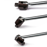 Clé à douille de 1/2 pouce avec tête flexible rotative, barre d'extension professionnelle, douille universelle pivotante