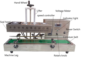 GLF-1300 Destkop Type Automatique De Papier D'<span class=keywords><strong>aluminium</strong></span> Pot Machine de Cachetage D'induction de Couvercle En Plastique Bocal En Verre - Product Image 2