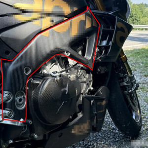 MOQ1 3K Twill Dry Carbon Fiber Motorfiets Accessoires <span class=keywords><strong>Body</strong></span> Frame Covers Beschermers voor Aprilia RSV4 Tuono 2021-2026 - Product Image 6
