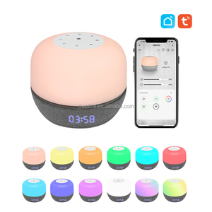 Máquina de sonido de ruido blanco inteligente Pantalla de tiempo Alarma de Amanecer Lectura nocturna con sonido natural - Product Image 5