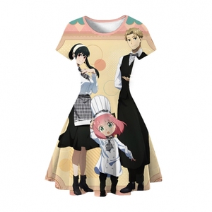 16 Estilos de Vestidos de Anime para Niñas, Disfraz de SPY FAMILY, Ropa con Estampado Digital 3D - Product Image 3