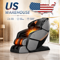 Fauteuil de massage chauffant à massage profond pour le corps entier, zéro gravité, de luxe, pour la maison, disponible depuis nos entrepôts aux États-Unis et en Allemagne