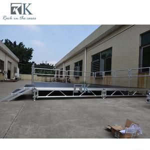 Soporte de escenario de aluminio de plataforma modular para eventos Venta de escenario extraíble - Product Image 2