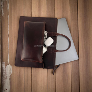 <span class=keywords><strong>Sacoche</strong></span> en cuir personnalisée <span class=keywords><strong>pour</strong></span> 13, 14, 15, 16 pouces Mac <span class=keywords><strong>Air</strong></span> Pro sac de bureau mallette en cuir de luxe sac de messager <span class=keywords><strong>pour</strong></span> ordinateur portable - Product Image 5