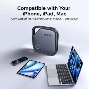 CM816 UGREEN Smart Tag, traceur de clés, localisateur d'objets, étiquette intelligente avec une autonomie de batterie jusqu'à 2 ans pour <span class=keywords><strong>iPhone</strong></span> <span class=keywords><strong>Apple</strong></span> Find My - Product Image 2