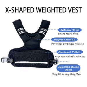 Gilet lesté réglable pour entraînement de force, 20 kg, avec sac de sable, équipement d'entraînement, <span class=keywords><strong>prix</strong></span> usine premium - Product Image 6