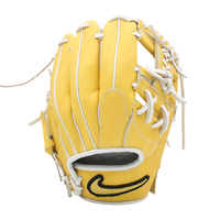 Gants de baseball et de softball en cuir Kip violet, différents types de tissus, fabrication directe d'usine, acceptation des commandes personnalisées