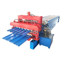 Rouleau de profil à double pont de haute qualité formant la machine presse à toit trapézoïdale à double couche de feuille ibr faisant la machine
