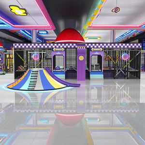 Couleur et forme personnalisées |   Composants de terrain de jeux intérieur pour centres commerciaux - Product Image 2