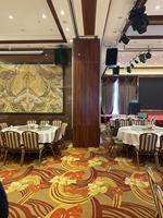 Porte accordéon coulissante acoustique mobile en acier ultra-résistant insonorisée pour hôtel, cloison de séparation