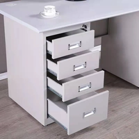 Bureau de travail moderne de haute qualité, ergonomique, en acier inoxydable, pliable, pour l'école, la maison, l'hôtel, l'hôpital, polyvalent