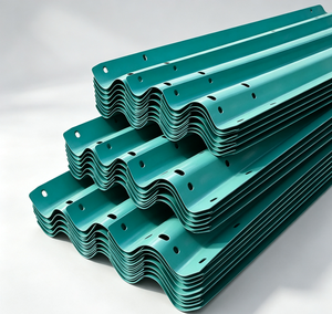 Sistema de Barrera de Seguridad para Carreteras de Montaña, con Recubrimiento de Zinc, Tipo W, de Acero, Resistente a Impactos, para Carreteras en Pendientes - Product Image 4