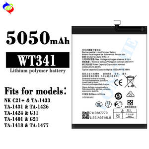 Batería de Alta Calidad para Teléfono Celular WT341 para Nokia NK C21+/<span class=keywords><strong>TA</strong></span>-1433/<span class=keywords><strong>TA</strong></span>-1431/<span class=keywords><strong>TA</strong></span>-1426/G11/<span class=keywords><strong>TA</strong></span>-1401/G21TA-1418/<span class=keywords><strong>TA</strong></span>-1477 - Product Image 1