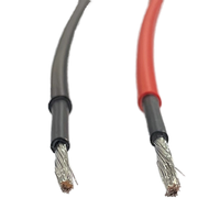 Guda Câble électrique conducteur à noyau en cuivre étamé unique Câble de connexion pour système d'onduleur d'énergie solaire Fils électriques