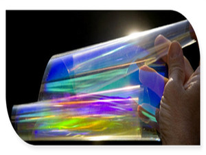 Prismes à 135/45 degrés pour éclairage de films, personnalisables, ultra-minces (0,1-0,275 mm) en PET, pour l'éclairage des expositions muséales, par Rina Tech - Product Image 5