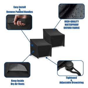 <span class=keywords><strong>Housse</strong></span> <span class=keywords><strong>de</strong></span> chaise longue d'extérieur universelle en maille respirante, résistante à l'eau, en tissu Oxford, conception ajustée pour le <span class=keywords><strong>jardin</strong></span> - Product Image 5