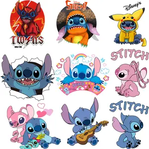 Cartoon Steek Stickers Patches Op Warmte Overdracht Patch Stickers Voor Shirt Kleding Rugzak Kussenslopen Dtf Afdrukken Voor Kleding