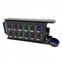 Boîtier de scène audio 12 voies 37 broches Répartiteur audio XLR 12 canaux Connexion rapide au ventilateur